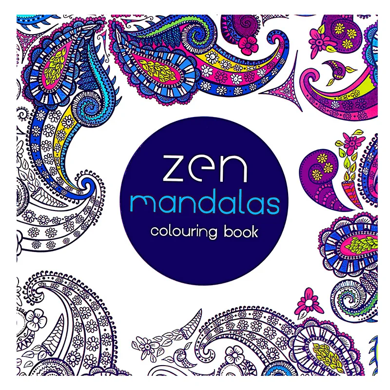 

24 Pages Mandalas Flower Coloring Book For Children Adult Relieve Stress Kill Time Graffiti Painting Drawing Art Book