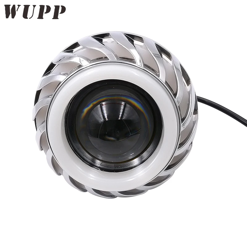WUPP 12 V фара для мотоцикла свет объектива проектора со светодиодной подсветкой
