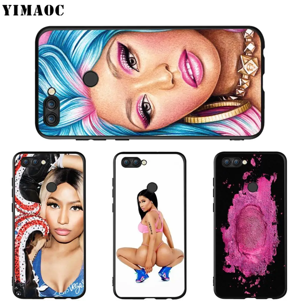 Чехол YIMAOC Nicki Minaj Face Girl Для Huawei Mate 10 P8 P9 P10 P20 P30 P Smart Lite Pro Mini 2017 | Мобильные телефоны и