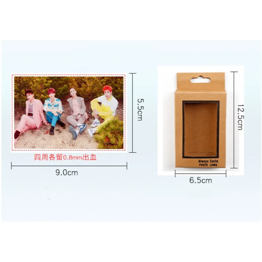 Kpop Shinee 6-й Альбом Polaroid Lomo фото карта ключ Taemin история светильник HD Коллекционная Фотокарта 20 шт
