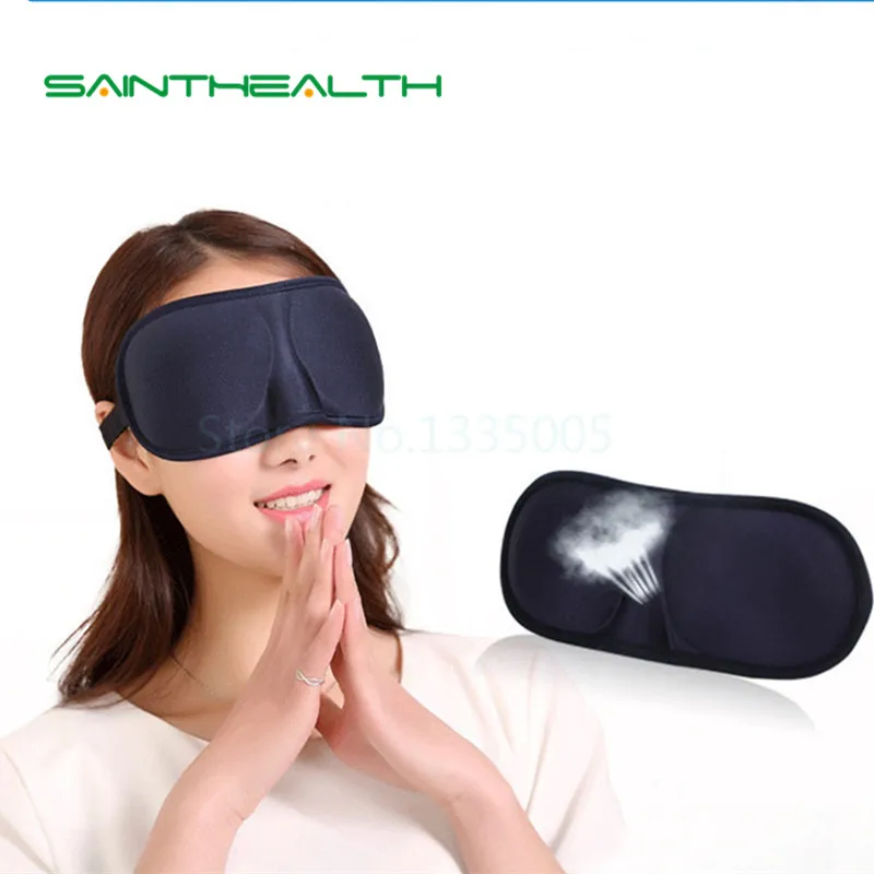 1Pcs 3D Sleep Mask Natural Sleeping Eye Eyeshade Cover Shade Patch Soft Portable Blindfold Travel Eyepatch for sleep | Красота и