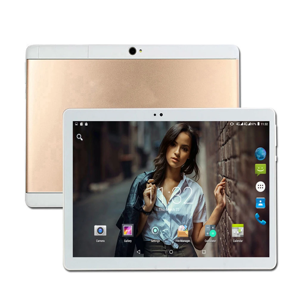 Android 7 0 10 дюймов Tablet PC фаблет 3G WCDMA Dual Core SIM Камера вспышки света gps Телефонный