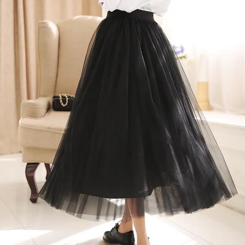 NFIVE Brand 2018 Women Jacobs Long Skirts Korean Summer New Lace Stitching High Waist Fashion Quality Solid Color A Word Skirt | Женская