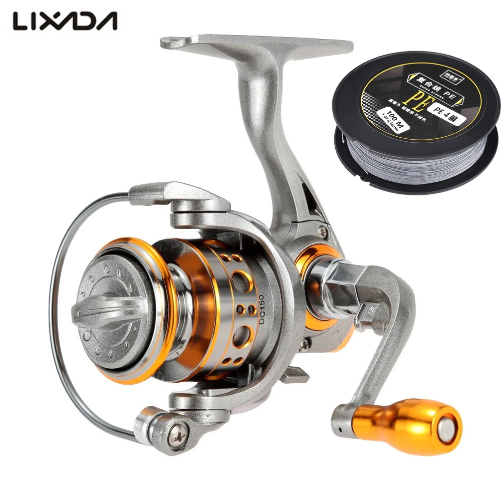 Lixada 12 + 1 BB Рыболовная катушка отправка лески 5 2: GT правая/левая рука спиннинговая