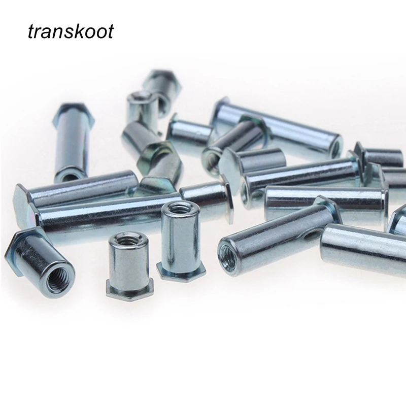 20Pcs m3x5 m3x10 Zinc Plated Carbon Steel Hex Rivet Bolt Hexagon RIV Screw Clinch | Обустройство дома