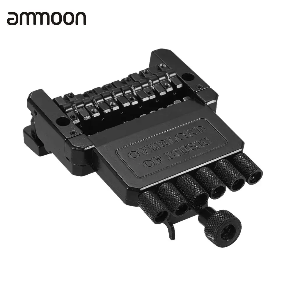 Набор мостов для электрогитары 6 струн система Tremolo гитары без головы черные