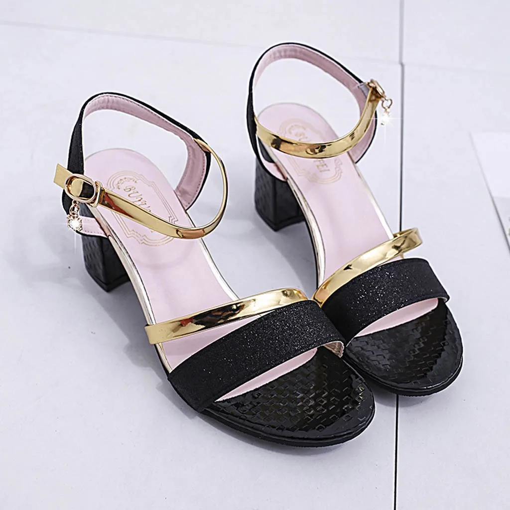 Новинка 2019 года Модные женские летние туфли лодочки босоножки на высоком каблуке