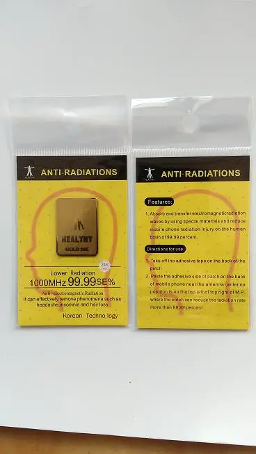 realy work  anti radiation shiny sticker and 24K-gold anti radiation sticker3G | 4G | 5G EMR-F-P Protection  60pcs/lot