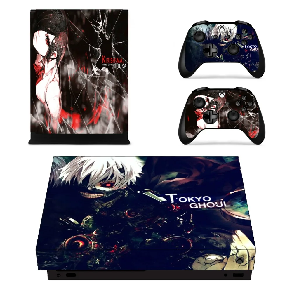 Аниме Tokyo Ghoul Лицевая панель консоль и наклейка на контроллер для Xbox One X |