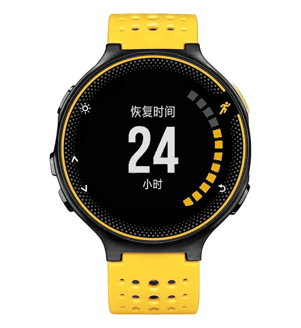 8 видов цветов силиконовый сменный ремешок для наручных часов для Garmin Forerunner 230/235/220/620/630/735 часы Спорт на открытом воздухе наручных