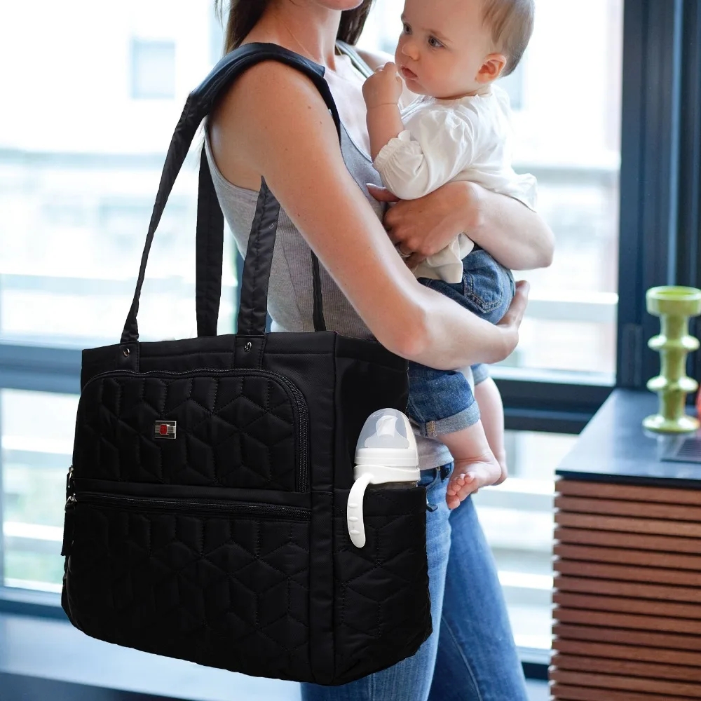 Сумка для подгузников Bolsa Maternidade черная сумка мам|handbags for moms|bolsa maternidadediaper bag |
