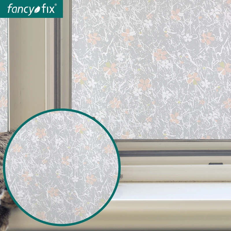Fancyfix без клея повторно пленки Водонепроницаемый легко чистить стекло на окна