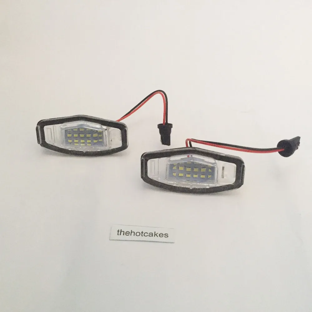 Thehotcake 2 шт. Canbus без ошибок белый 18SMD светодиодный номерной знак для Honda Accord Civic City