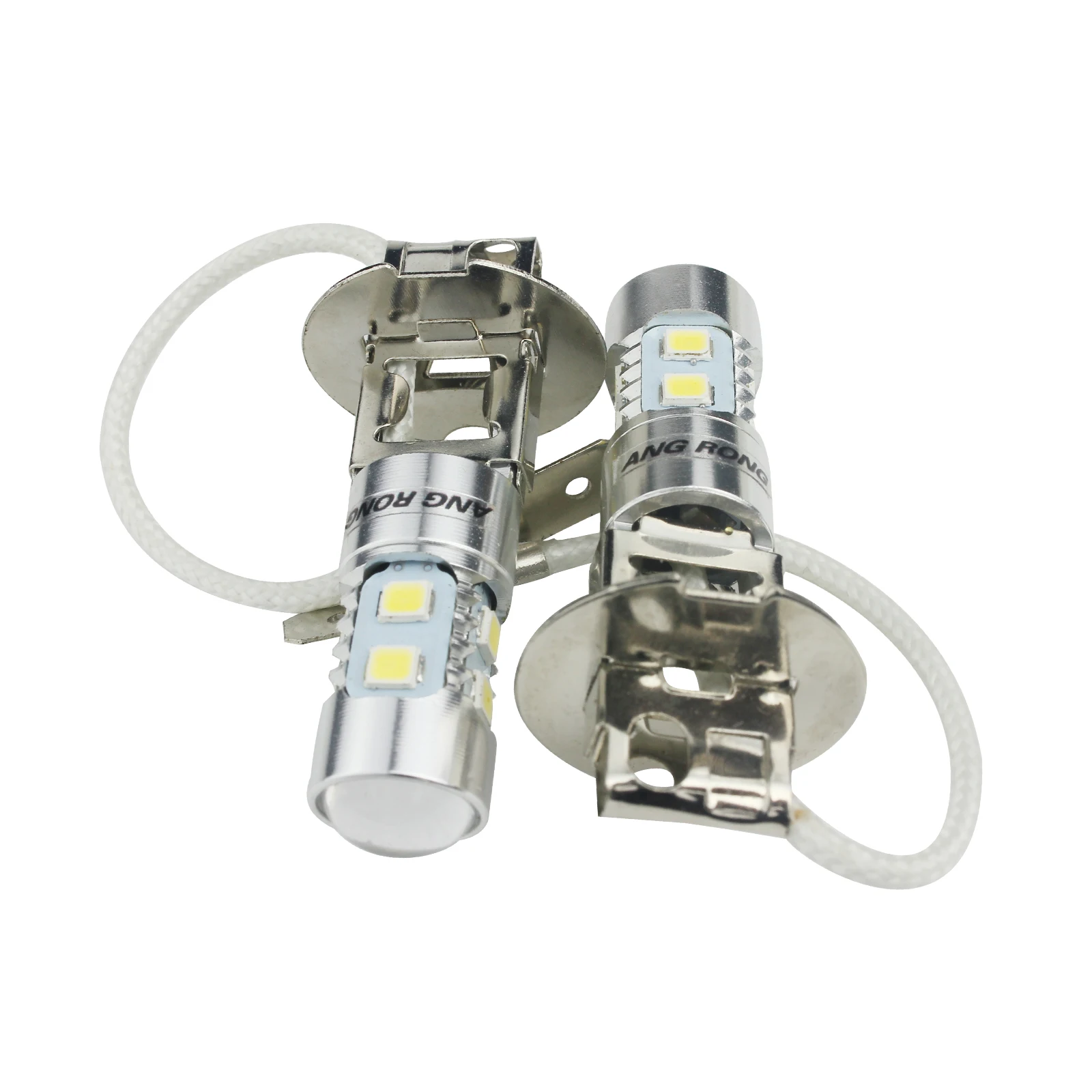 ANGRONG 2x H3 453 10 SMD светодиодный проектор дневные ходовые огни фары