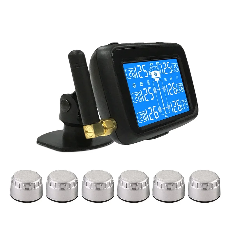Внешний USB 433 92 мГц Hud автомобильный Грузовик TPMS 6 сенсор для Steelmate Renault Toyota Caska Opel с
