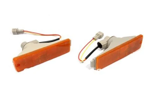 Желтый большой бампер светильник Тель поворота для Фольксваген Гольф MK2 |