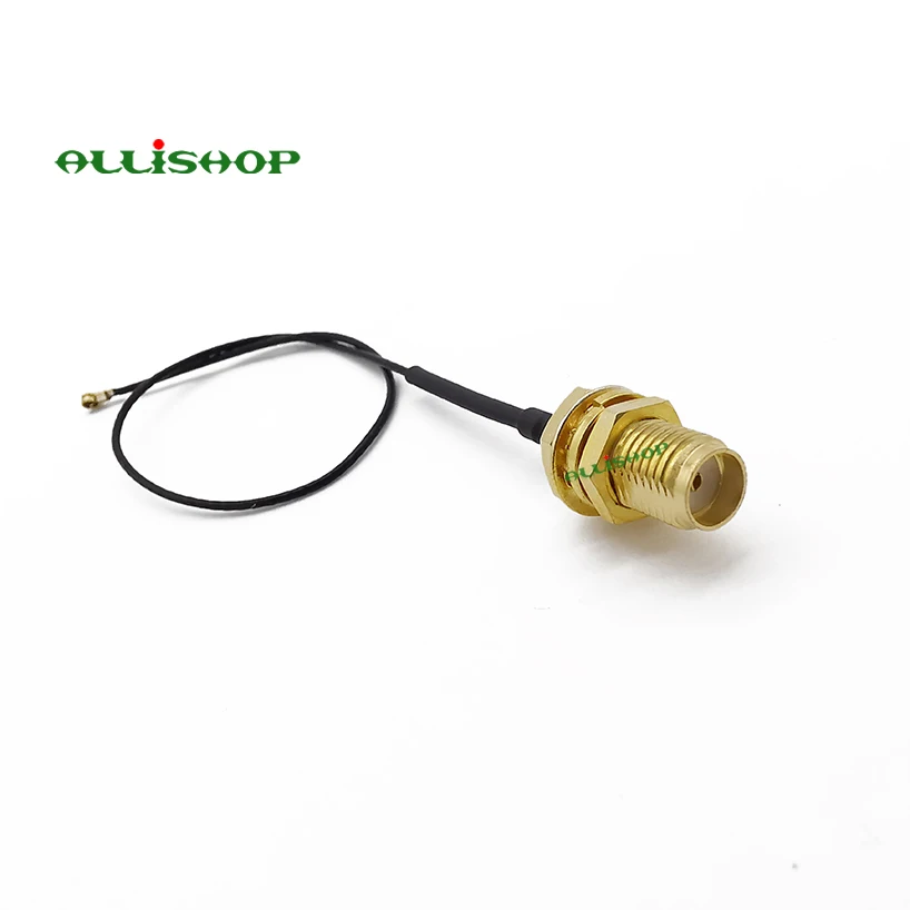 ALLiSHOP IPX IPEX U. FL MHF4 к SMA женский RF Pigtail соединительный кабель 0,81 мм для PCI WiFi карты беспроводной маршрутизатор