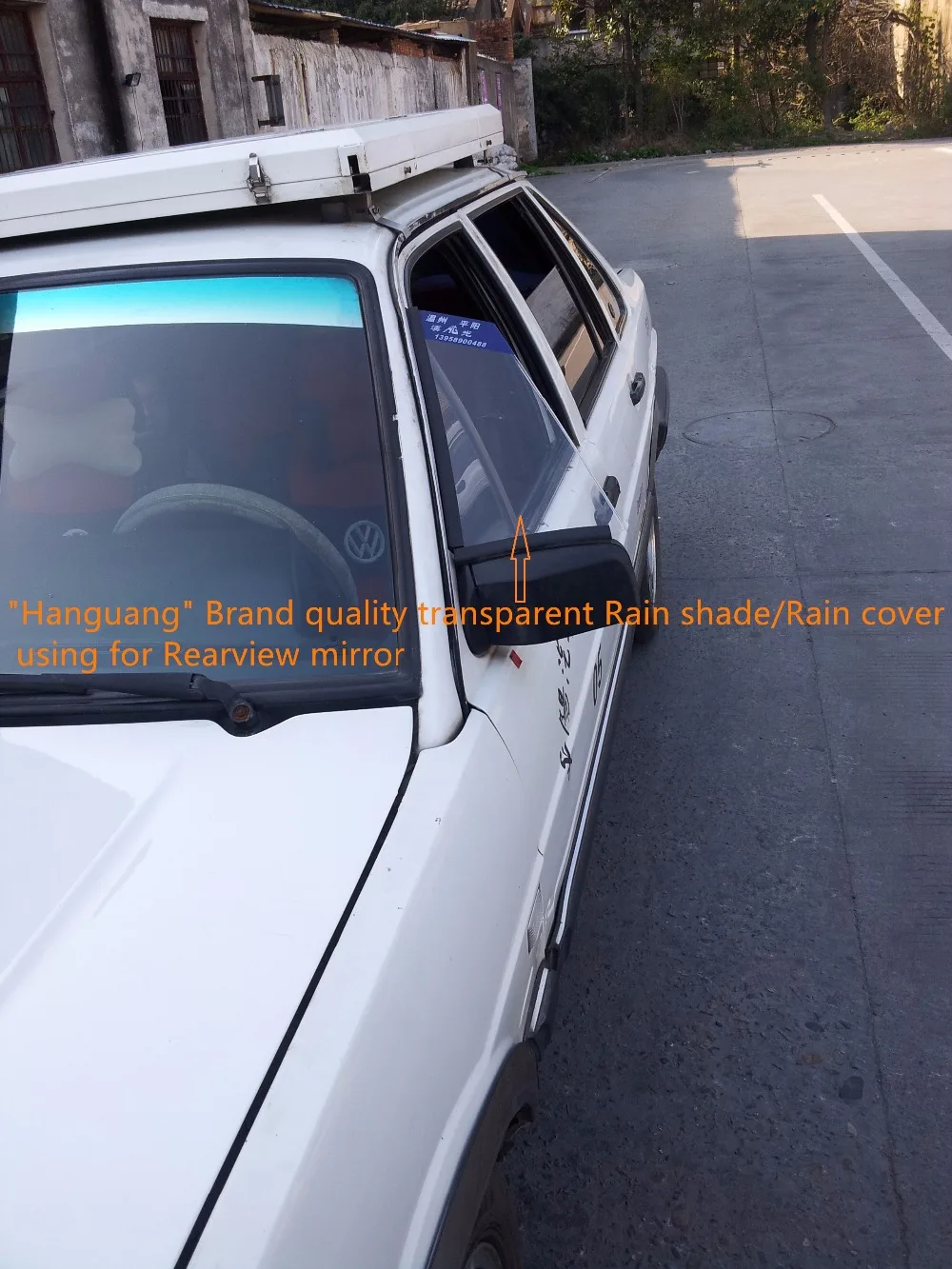 Бесплатная доставка прозрачное Автомобильное зеркало заднего вида для