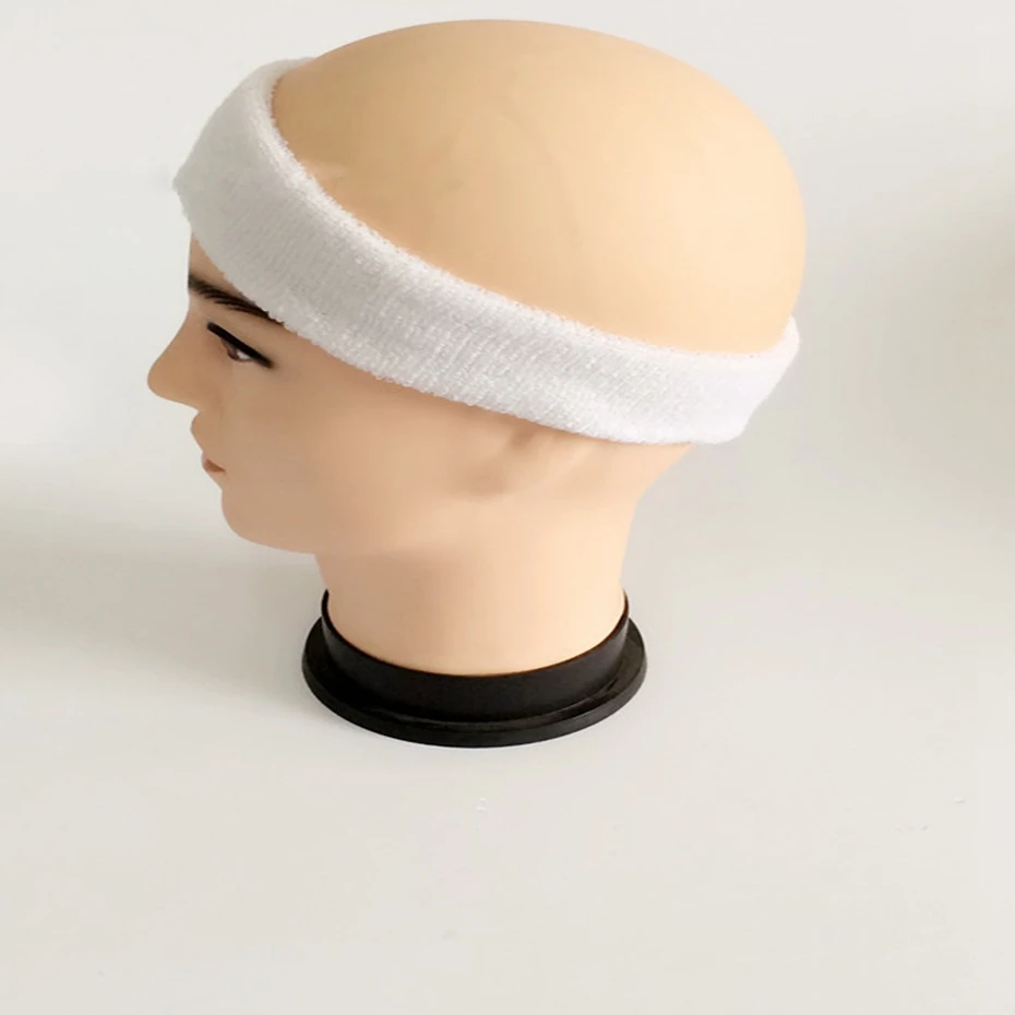 

YINGTOUMAN 5pcs/lot Sweatband Quick Dry Hair Bands Sweat Absorbing Yoga Gym Stretch Head Band Sports Safety Sweat Headbands