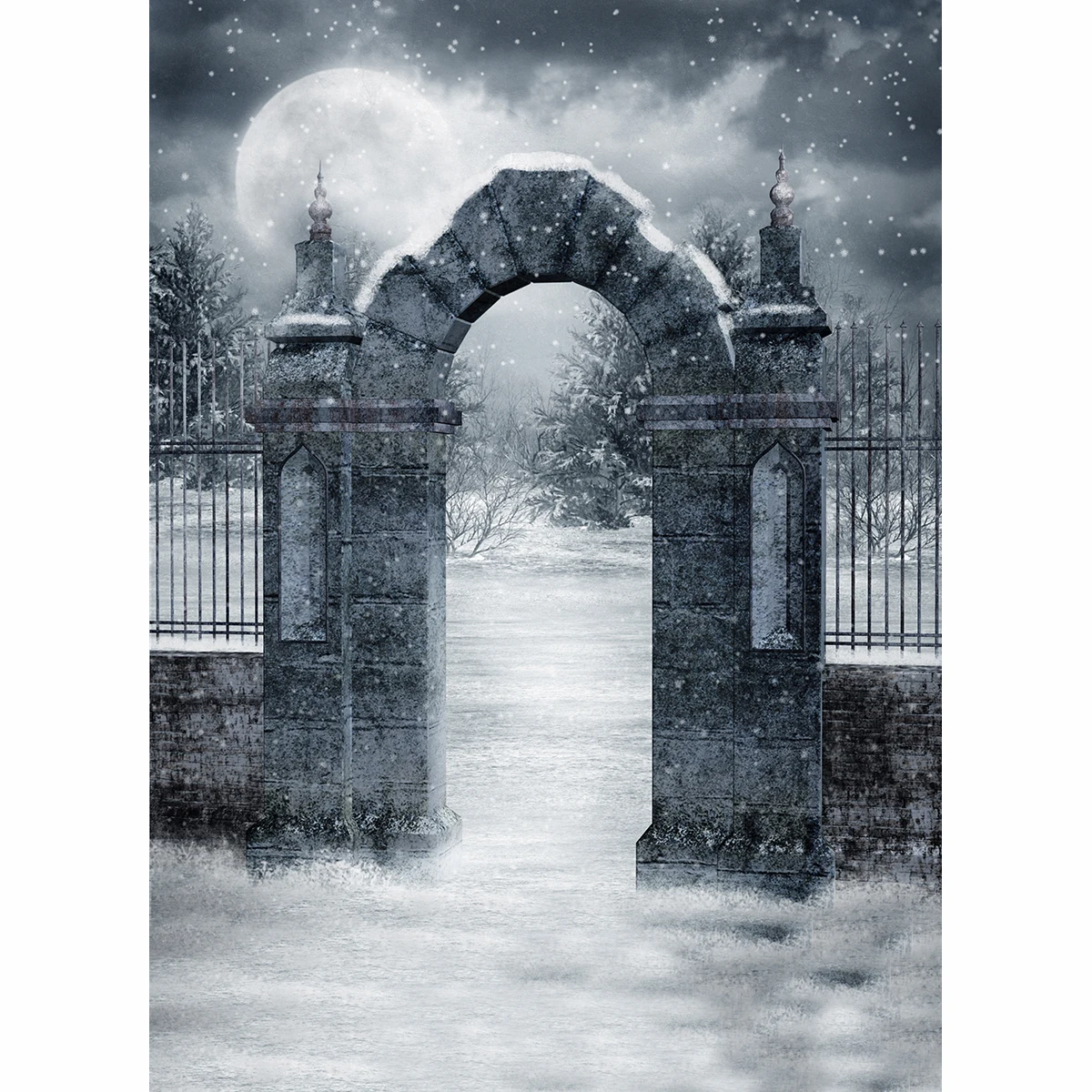 Allenjoy Vinyl photo studio Background Shek Mun Snow Halloween is ancient backdrops fotografia photographic paper | Электроника