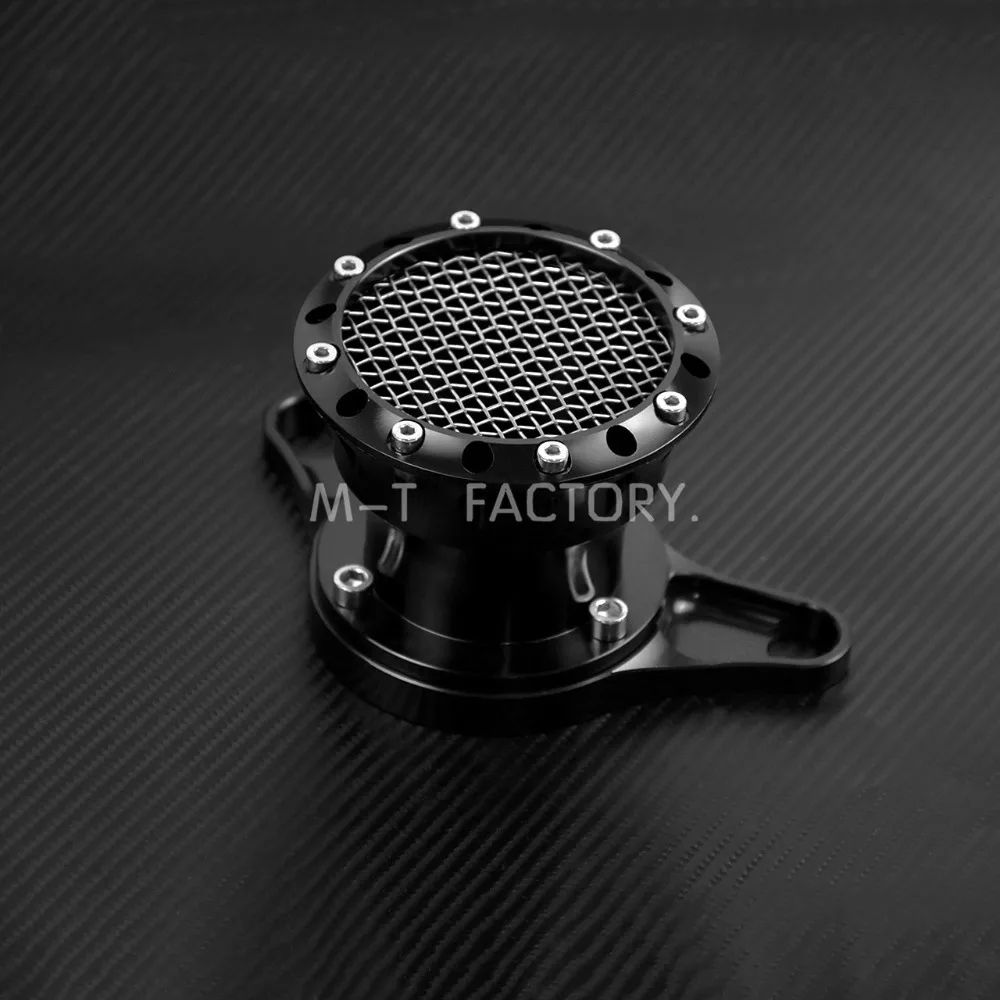 Фильтр для очистки воздуха мотоцикла Black Speed Stack алюминиевый фильтр с ЧПУ Harley Sportster