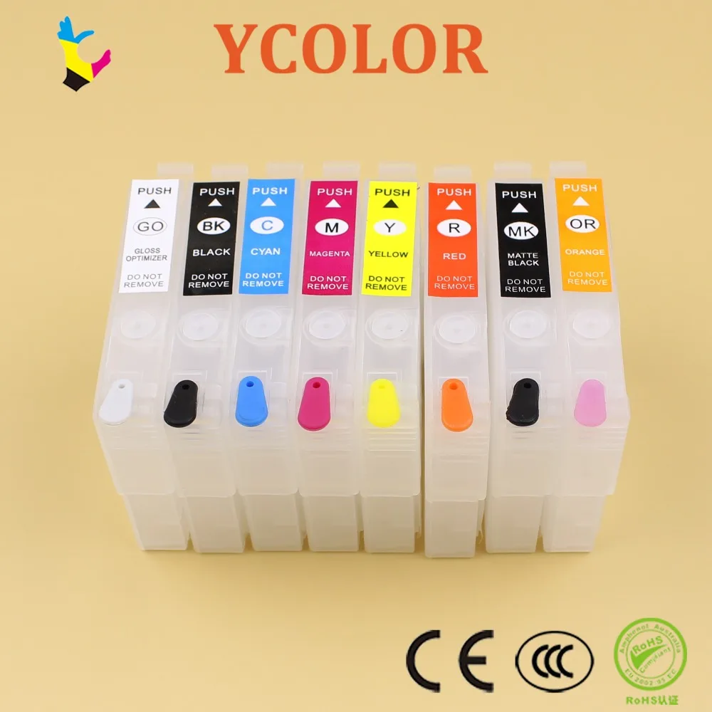 

Многоразовый картридж для принтера Epson SC P400, T3240, T3241, T3242, T3243, T3244, T3247, T3248, T3249 с чипом P400