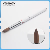 1pcs new superior 100 kolinsky sable brush 161820 acrylic brushes nail uv gel salon painting pen nail art brush manicure