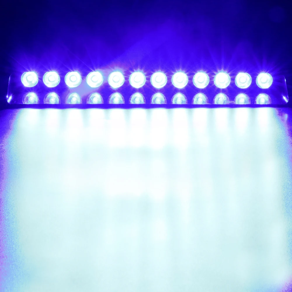 Castaleca 1X 12LED Предупреждение мерцающий светильник Полиция чрезвычайных безопасности мигающий туман светильник s 14 различных световых режимов для автомобилей Грузовик Авто