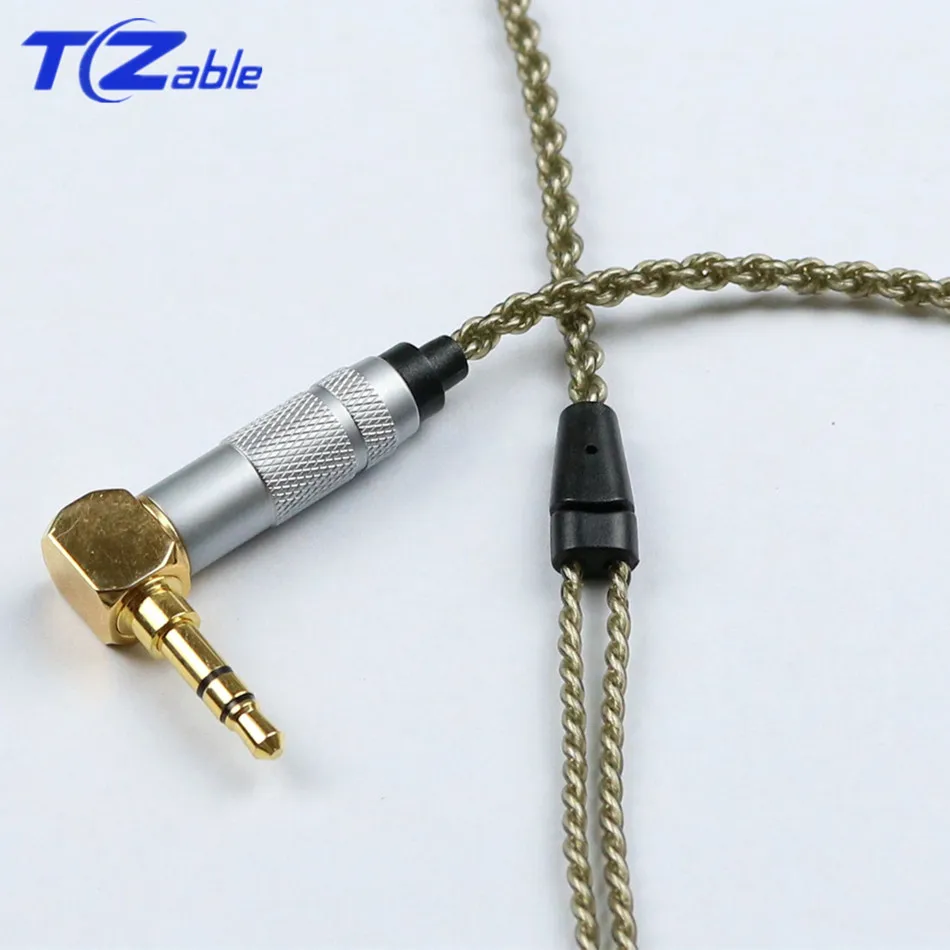 DIY переходник для наушников Мужской Соединительный аудиокабель стерео Jack 90 градусов адаптер серебристо-медная проволока с покрытием для IM значок из серии 3,5 мм