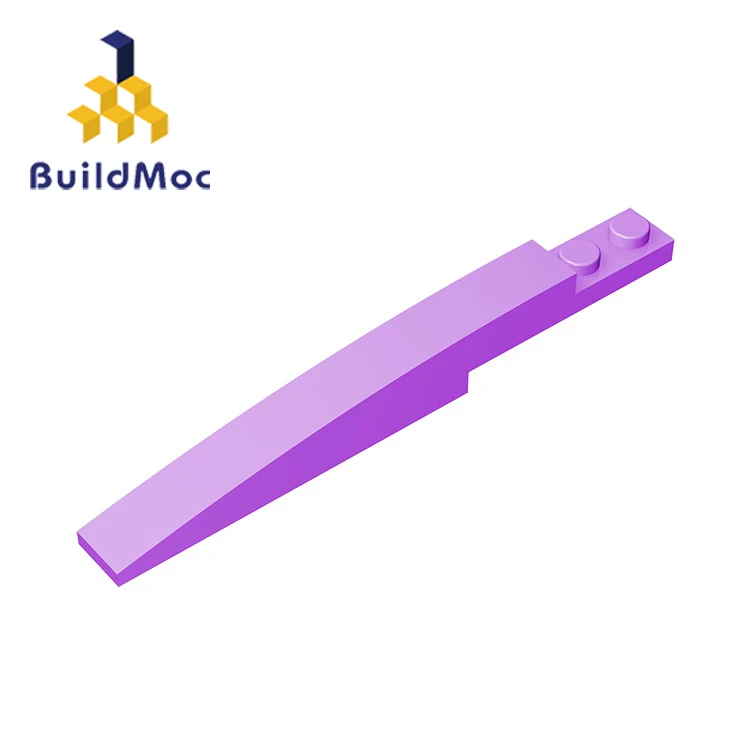 BuildMOC 13731 85970 1x10 изогнутый кирпич строительные блоки детали сделай сам развивающие