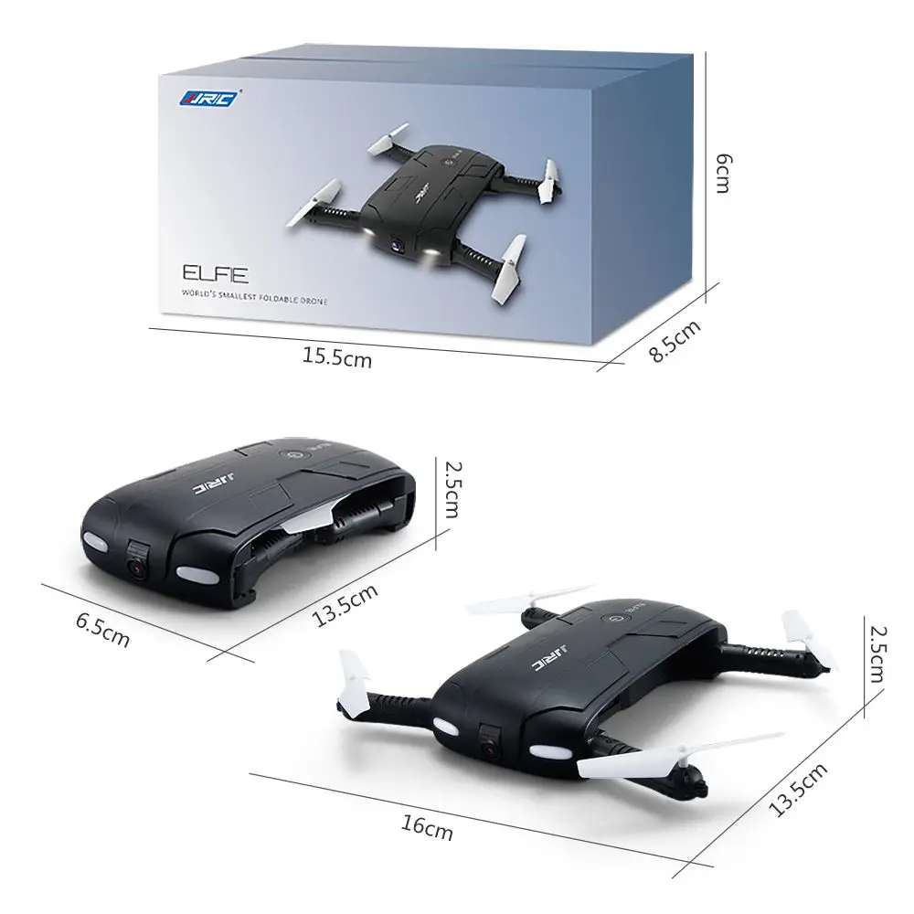JJRC H37 Mini Selfie Drone Upgraded 2MP WIFI FPV Camera Foldable Arm APP Control RC Quadcopter RTF | Электроника
