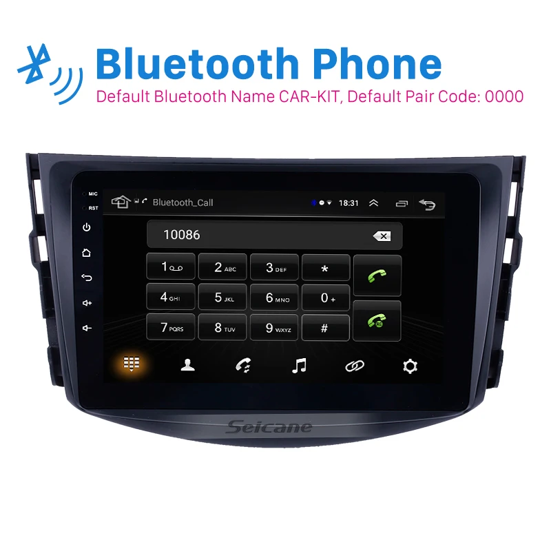 Seicane стерео 8 &quotgps автомобиля 2Din Navi Android 1 HD 4 х ядерный авто радио для Toyota RAV4 2007 2008 2009