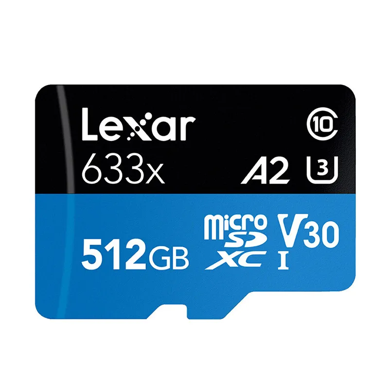 100% Original!!! Lexar 256GB 512GB GB Micro SD SDXC Memory Card high speed TF Card Class10 633X 95M/s U3 V30