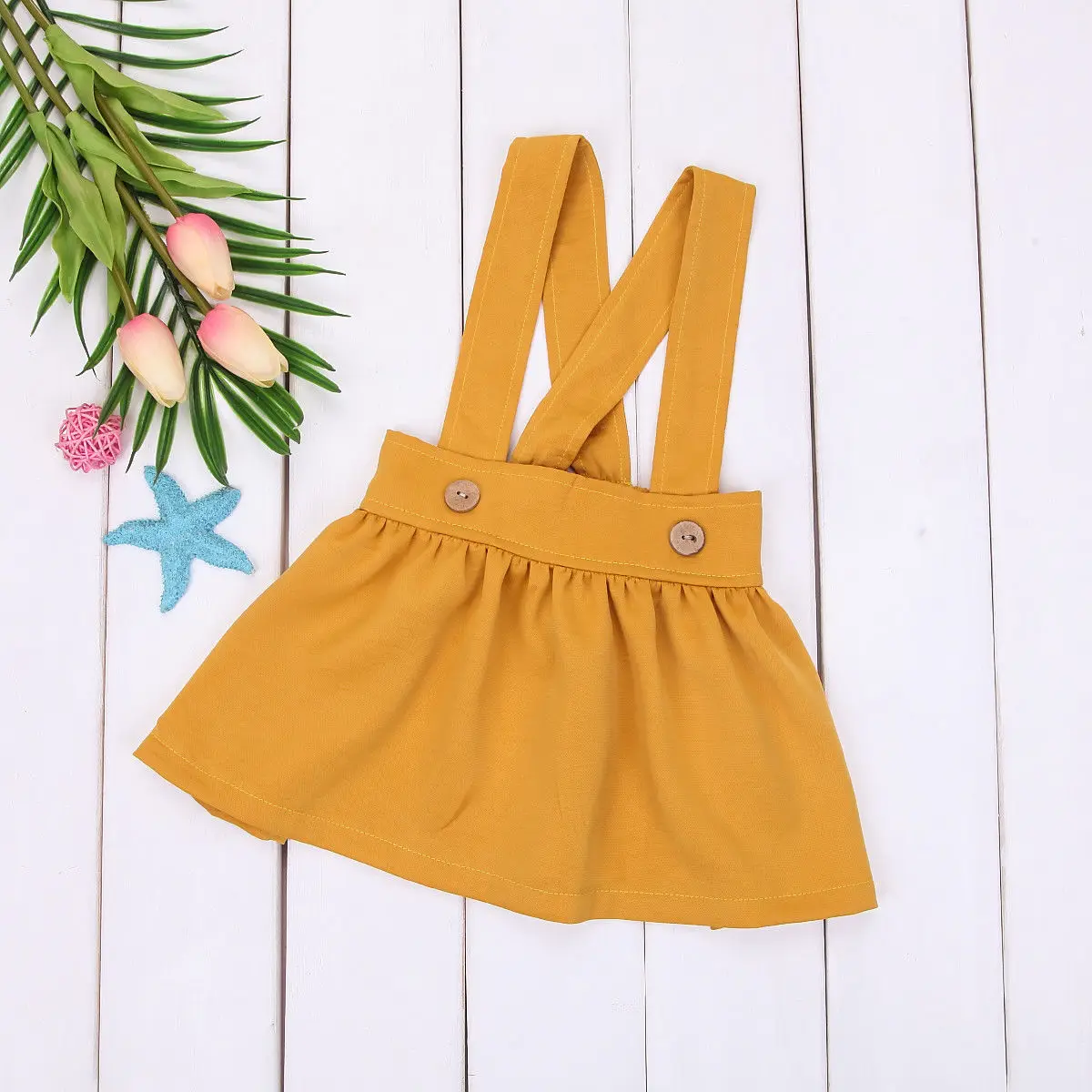 Наряды для новорожденных девочек одежда юбка на подтяжках платье хлопковая