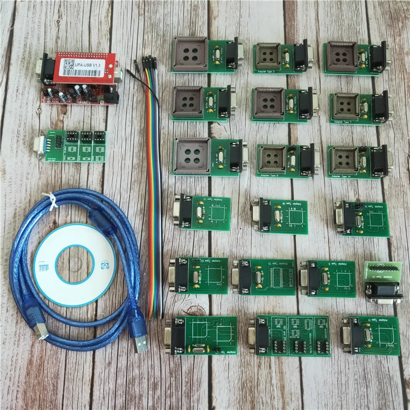 Высокое качество UPA UPA USB программатор диагностический инструмент UPA-USB ECU Программатор UPA USB V1.3 с полным адаптером