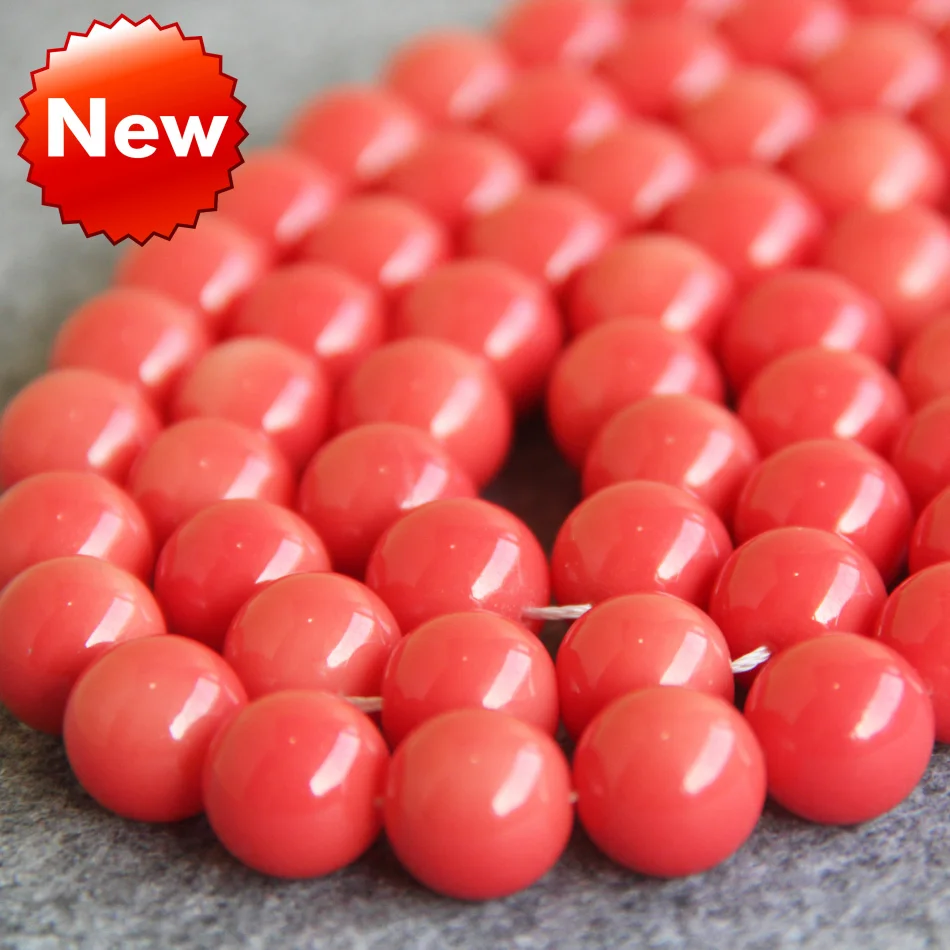 Новинка лидер продаж розовые бусины в виде ракушек подарок для женщин и девушек