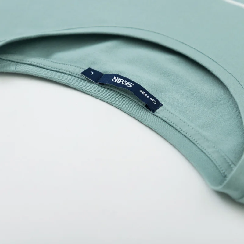 Мужская футболка с коротким рукавом SEMIR новая круглым вырезом Корейская модная