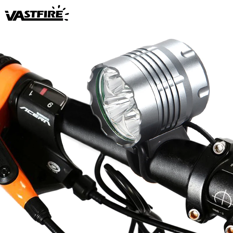 

Waterproof 2 in 1 Bike Lamp Headlamp 8000Lm 5X XM-L U2 LED Bicycle Cycling Light with Headband + 20000mAh Battery