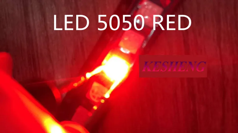 100 шт./5050 белый/теплый белый/синий/зеленый/красный/желтый SMD/SMT LED 5050 smd светодиодный