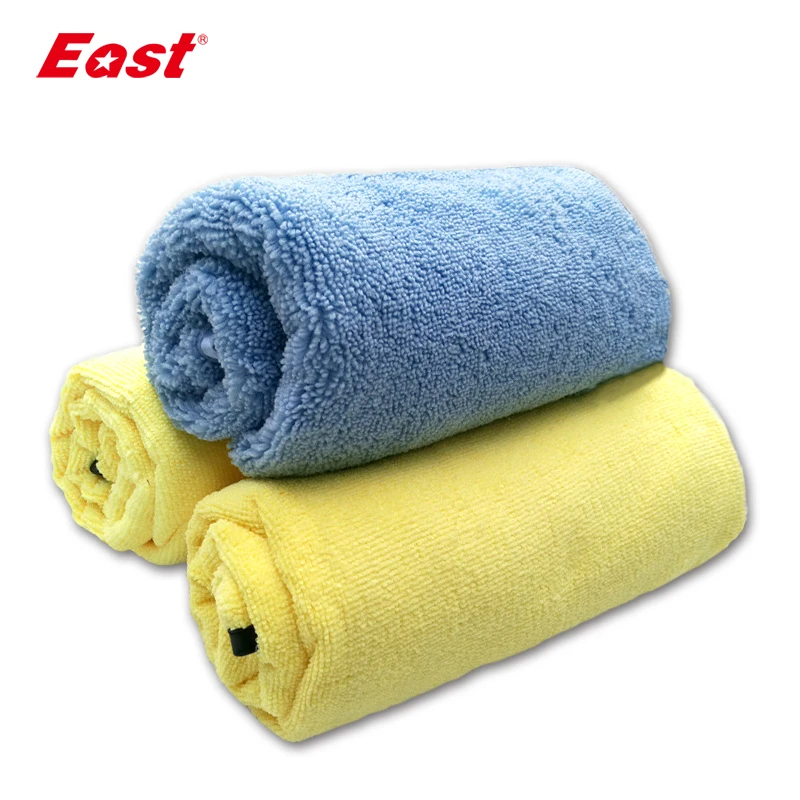East 3 шт. 40x40 см Двусторонняя салфетка для чистки толстые многофункциональные