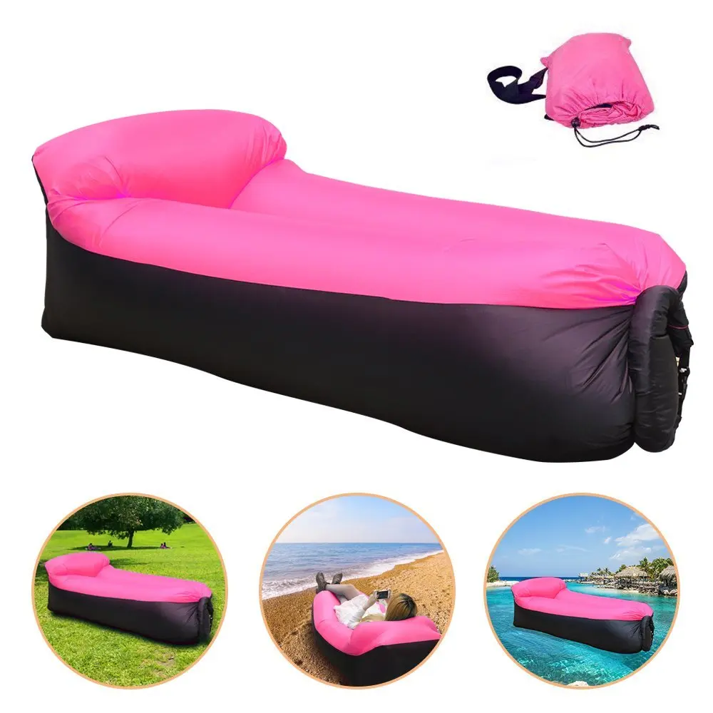 Воздушный Спальный мешок для кемпинга с подушкой быстро надувной воздушный