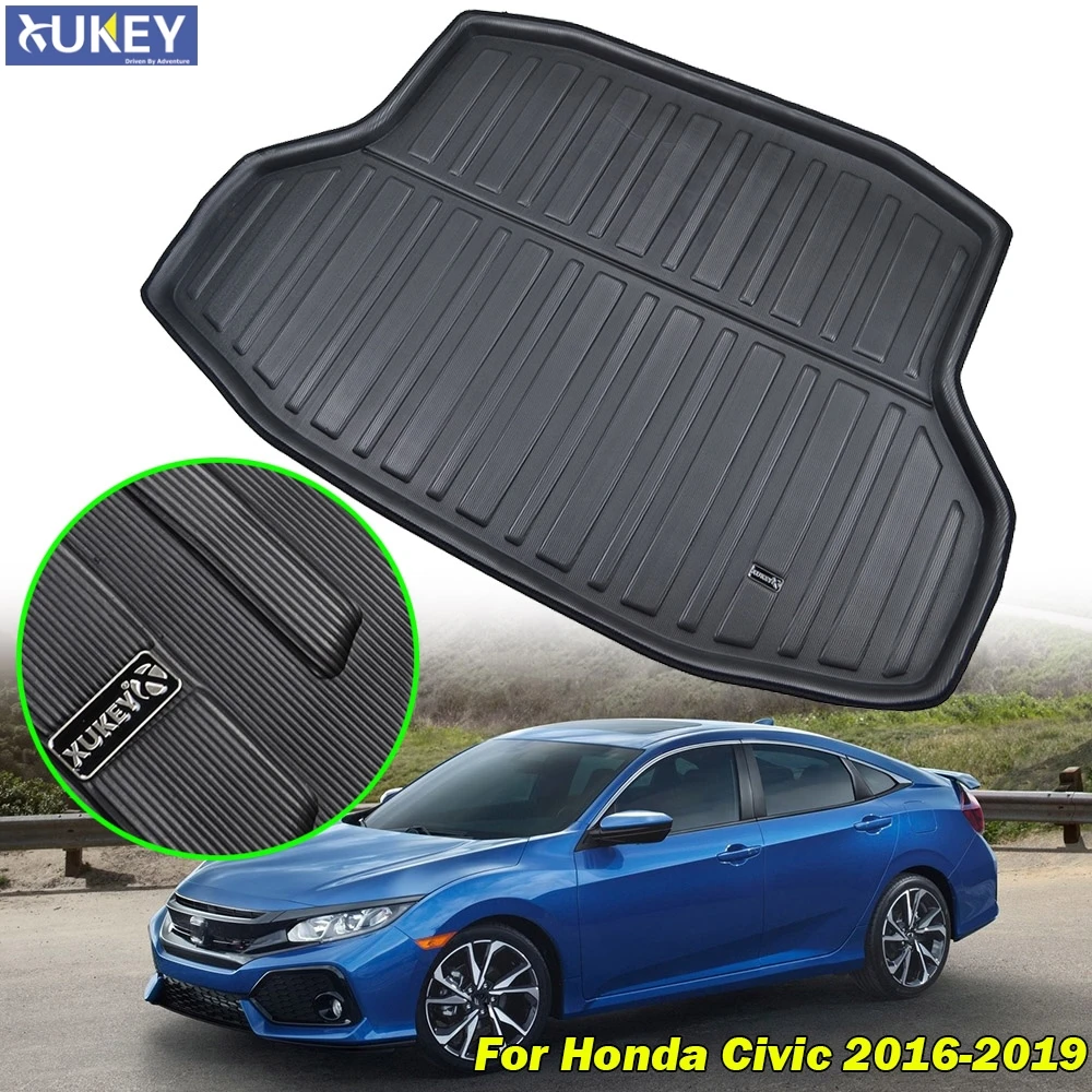 Коврик для багажника Honda Civic Sedan 2016 2017 2018 10th Gen|protector|protector floorprotector car |