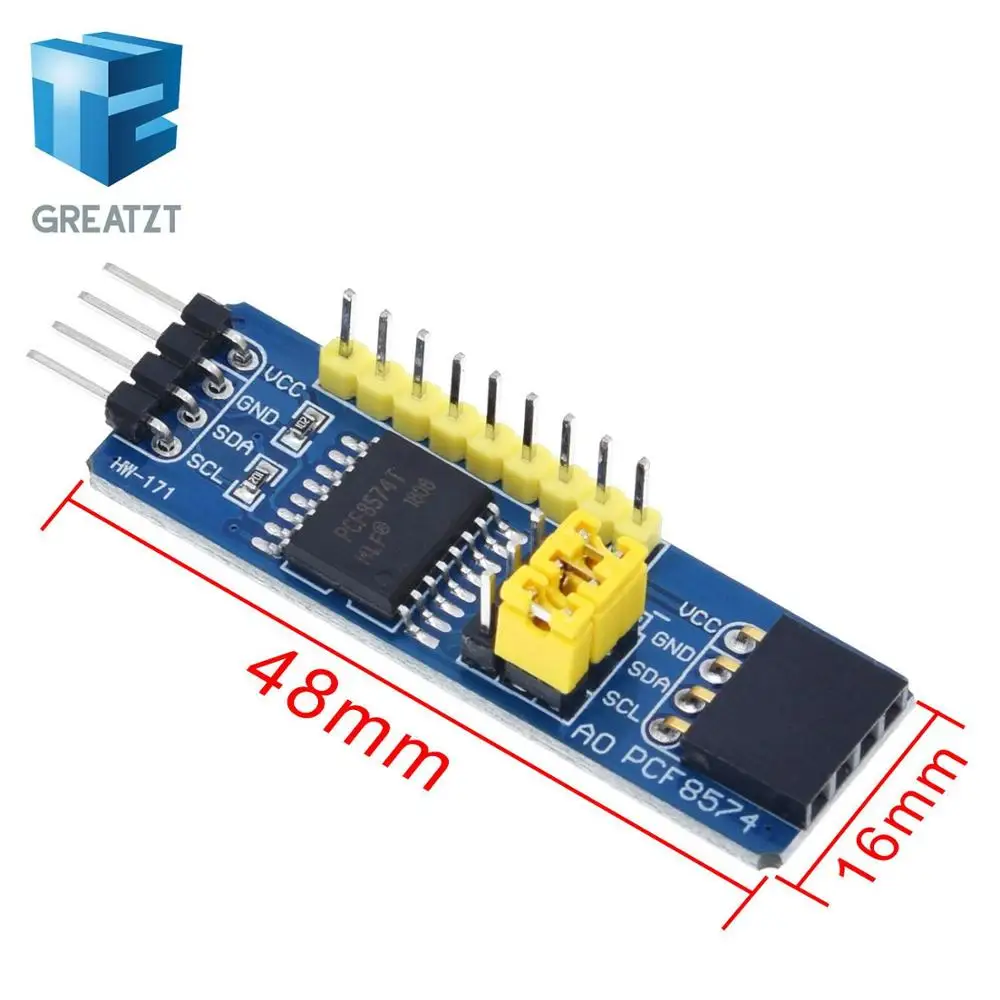 GREATZT PCF8574 ввода/вывода Плата расширения I/O расширитель I2C Bus оценки развития
