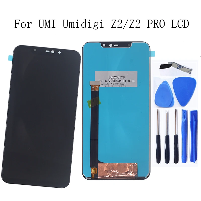6 2 дюймов оригинальный для UMIDIGI Z2 PRO ЖК дисплей + кодирующий преобразователь