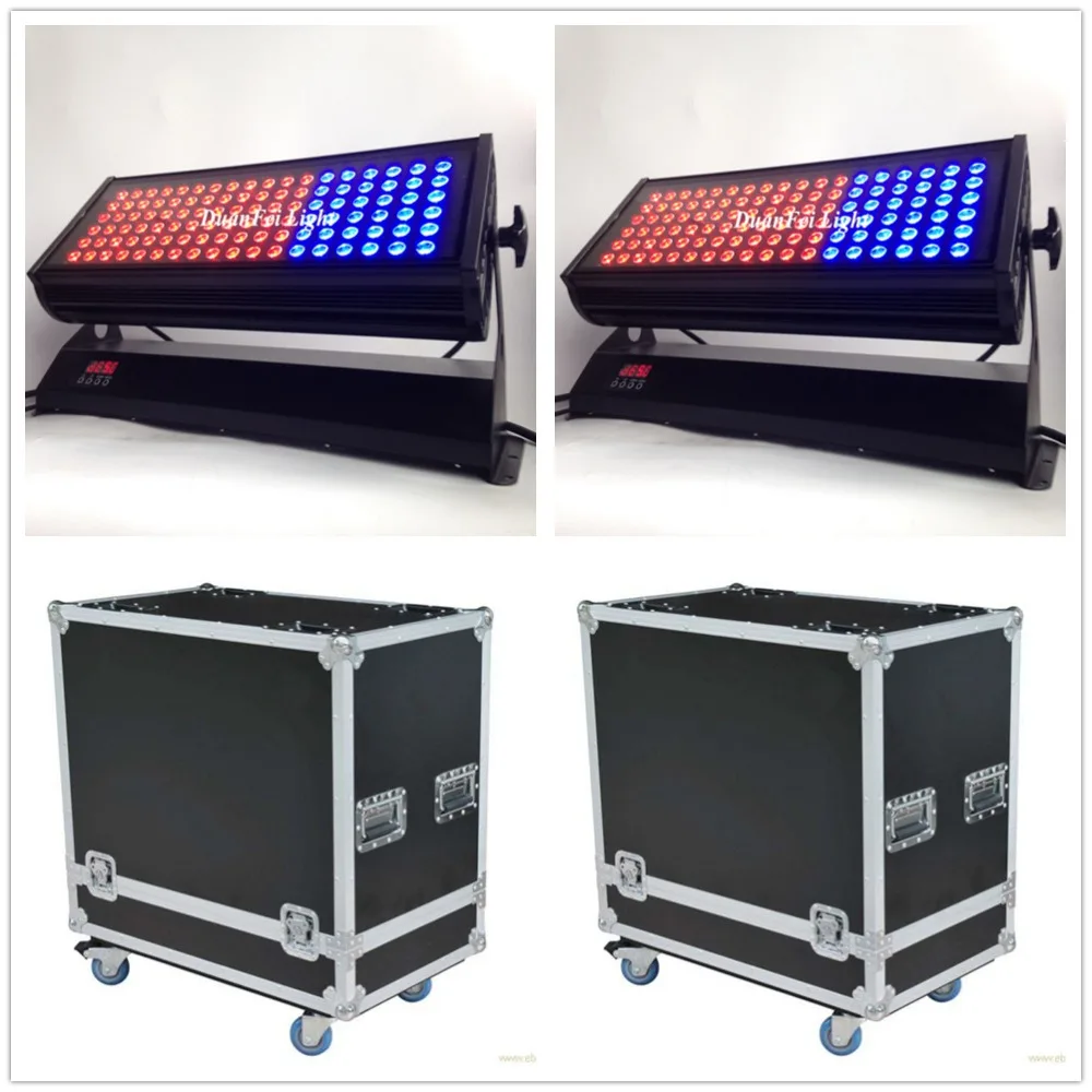 8 шт./лот 108x3 Вт светодиодная rgb настенная шайба наружная Водонепроницаемая лампа