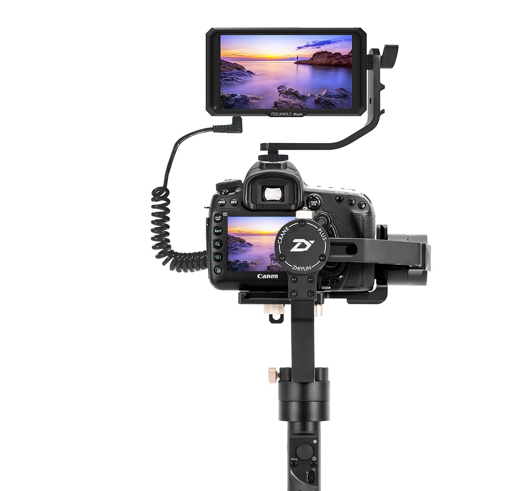 Feelworld Master MA5 2018 Новый полевой монитор на камере 5 дюймов Full HD 4K HDMI In/Output DC 8 4 V