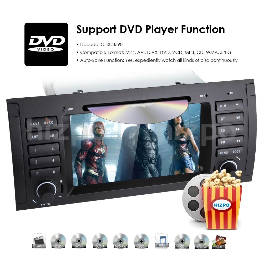 Автомобильные магнитолы с DVD Android 8 1 для BMW E39 E53 M5 (1996 2007) 4G WI FI Bluetooth Phonelink BT 1080 P карта