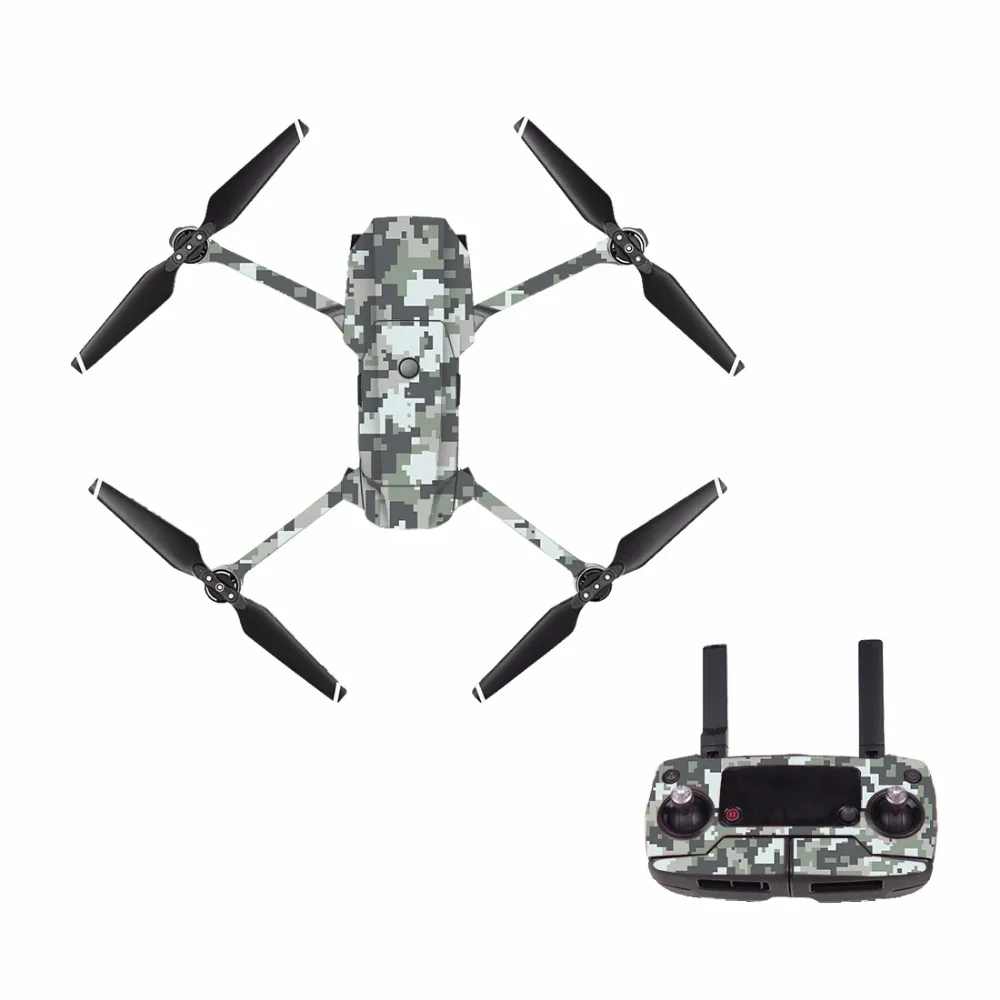 [M0043] мозаика для DJI Mavic Pro наклейка на корпус дрона + пульт дистанционного