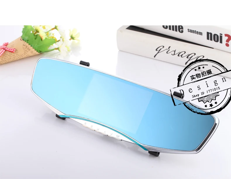 Автомобильная камера заднего вида видеорегистратор с двойным объективом full hd1080p