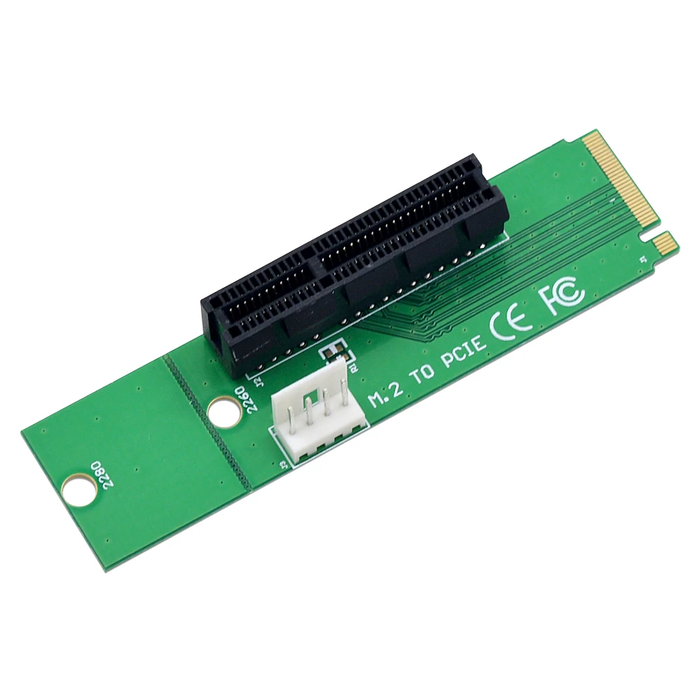 Адаптер CHIPAL NGFF M2 M.2 PCI E 4x 1x переходник со слота Папа мама PCIE множитель для майнера